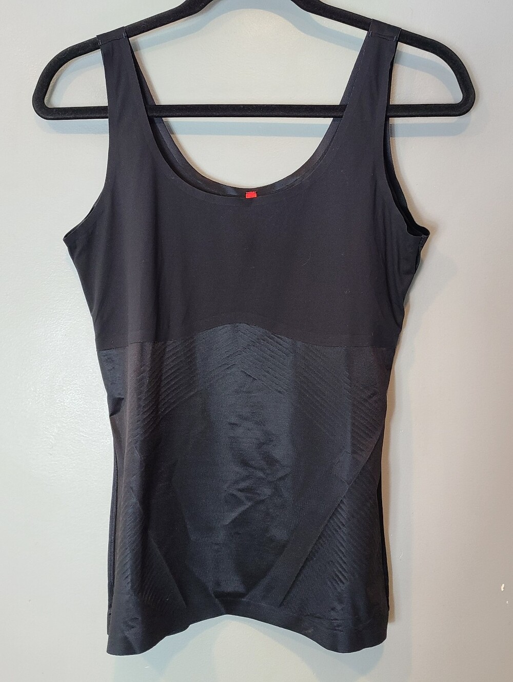 SPANX Tank Top Women Size XL Black Slimming Comfy Seamless